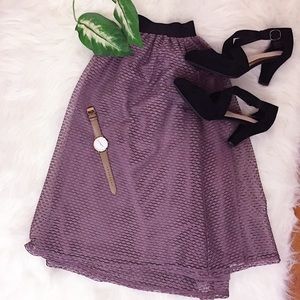 Ballerina Mesh Midi Skirt